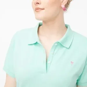 Short-sleeve polo T-shirt dress